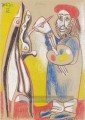 Le peintre 1970 cubistes